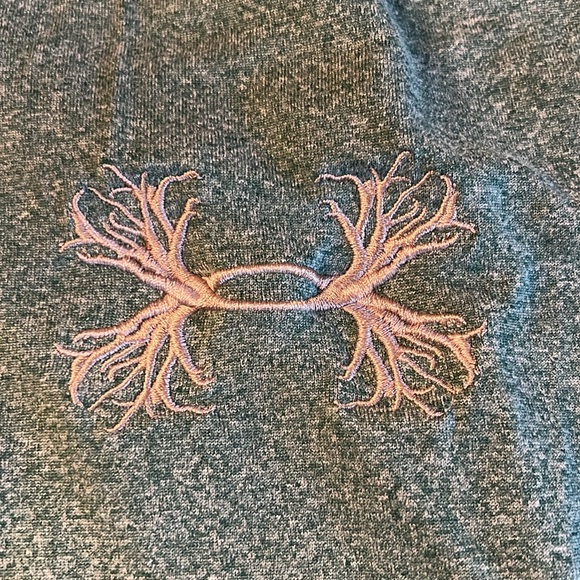 Green Under Armor heat gear hoodie Size 2XL - Picture 2 of 7